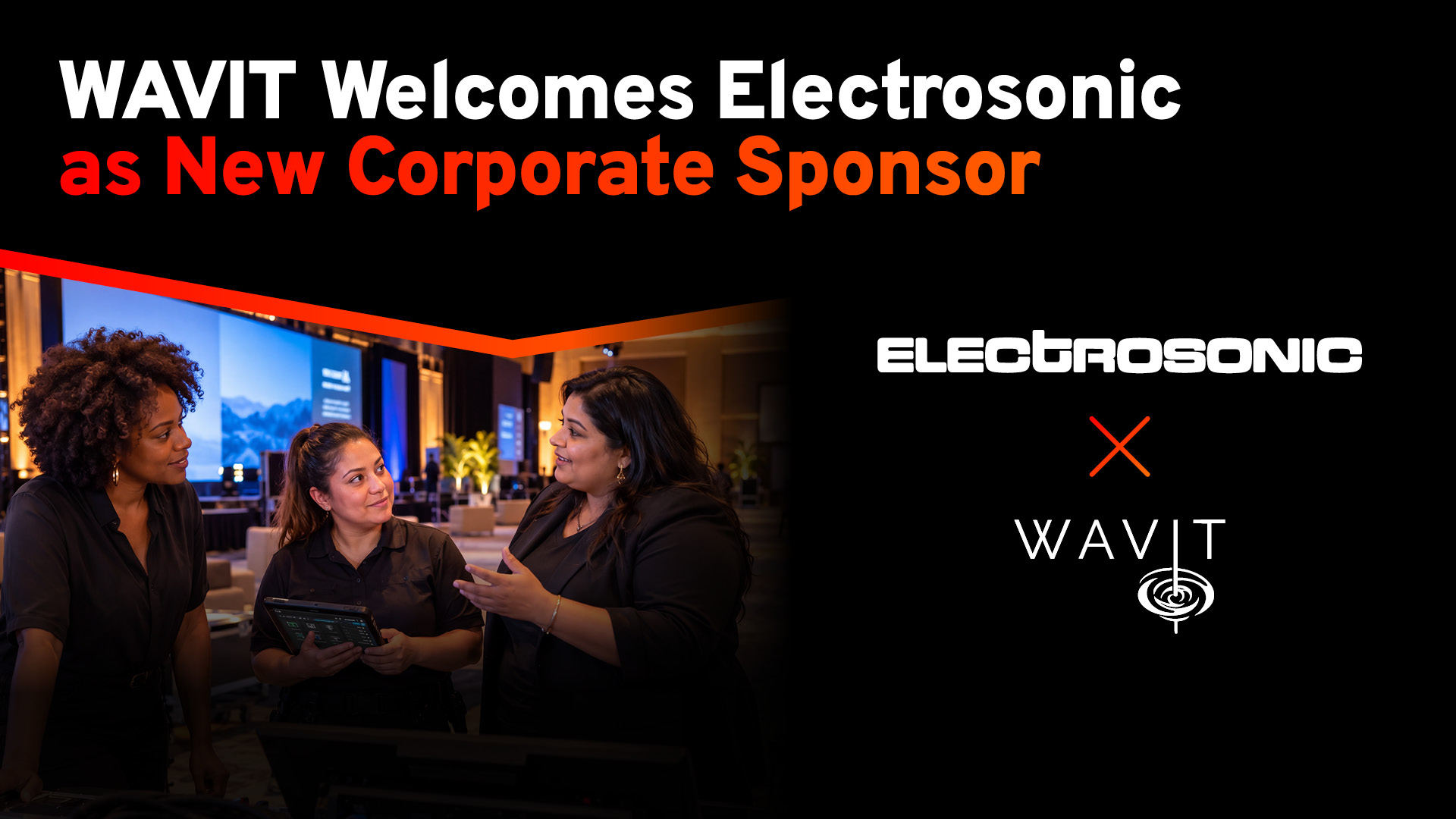 WAVIT + Electrosonic Corporate Sponsor
